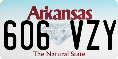 AR license plate 606VZY