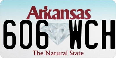 AR license plate 606WCH