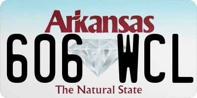 AR license plate 606WCL