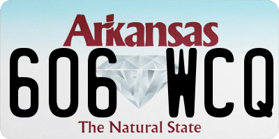 AR license plate 606WCQ
