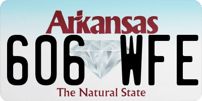 AR license plate 606WFE