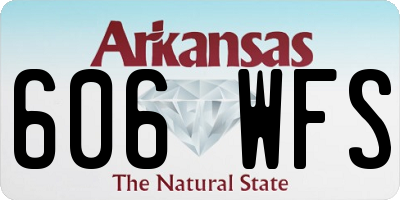AR license plate 606WFS