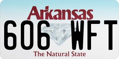 AR license plate 606WFT