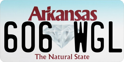 AR license plate 606WGL