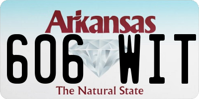 AR license plate 606WIT