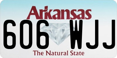 AR license plate 606WJJ