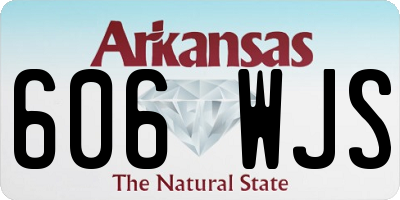 AR license plate 606WJS
