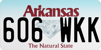 AR license plate 606WKK