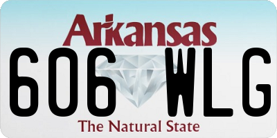 AR license plate 606WLG