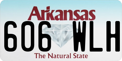 AR license plate 606WLH