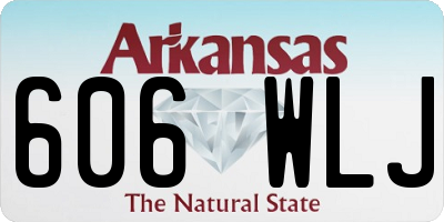 AR license plate 606WLJ