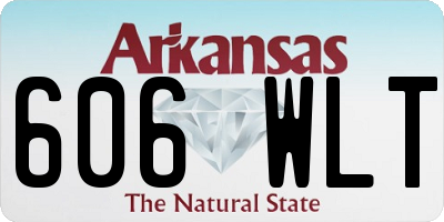AR license plate 606WLT