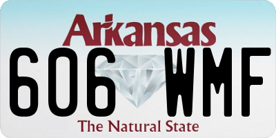 AR license plate 606WMF