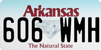 AR license plate 606WMH