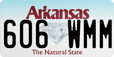 AR license plate 606WMM
