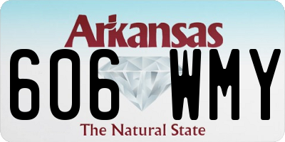 AR license plate 606WMY