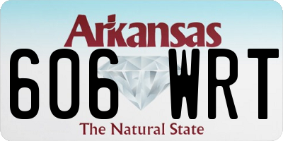 AR license plate 606WRT