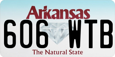AR license plate 606WTB