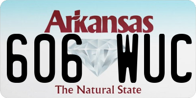 AR license plate 606WUC
