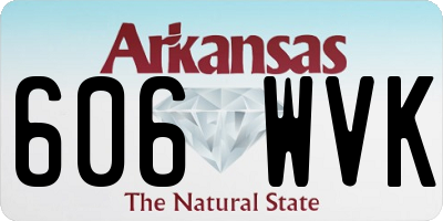 AR license plate 606WVK