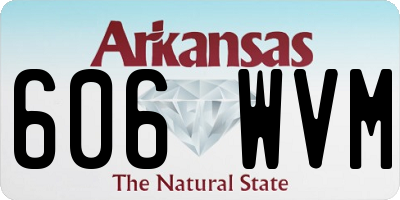 AR license plate 606WVM