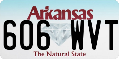 AR license plate 606WVT