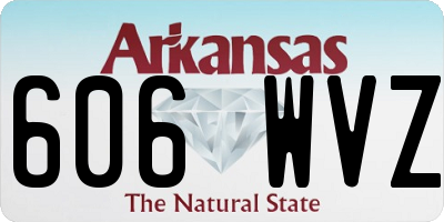 AR license plate 606WVZ