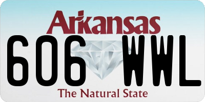 AR license plate 606WWL