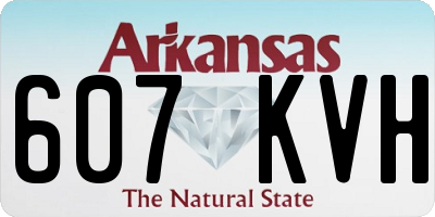 AR license plate 607KVH