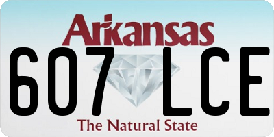 AR license plate 607LCE