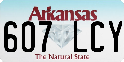 AR license plate 607LCY