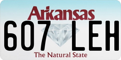 AR license plate 607LEH