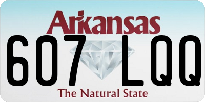 AR license plate 607LQQ