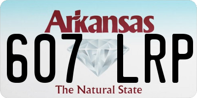 AR license plate 607LRP