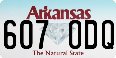 AR license plate 607ODQ