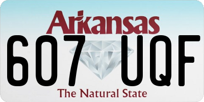 AR license plate 607UQF