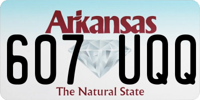 AR license plate 607UQQ
