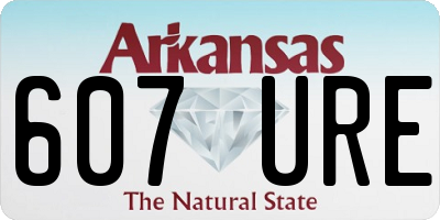 AR license plate 607URE