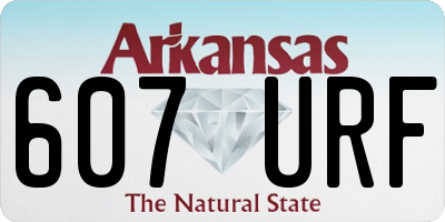 AR license plate 607URF