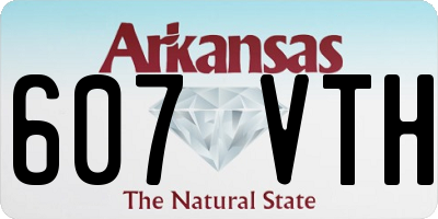 AR license plate 607VTH