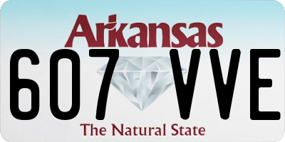 AR license plate 607VVE