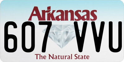 AR license plate 607VVU