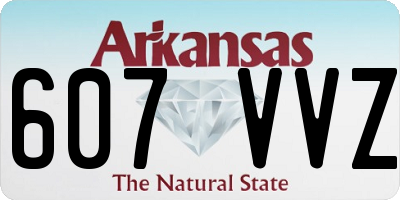 AR license plate 607VVZ