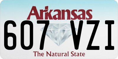 AR license plate 607VZI