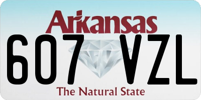 AR license plate 607VZL