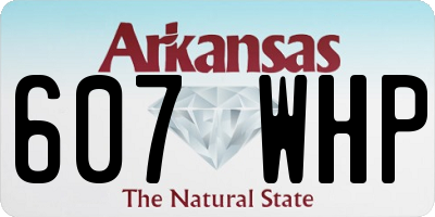 AR license plate 607WHP