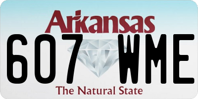AR license plate 607WME
