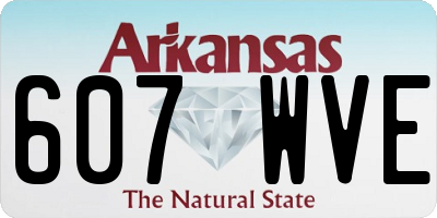 AR license plate 607WVE