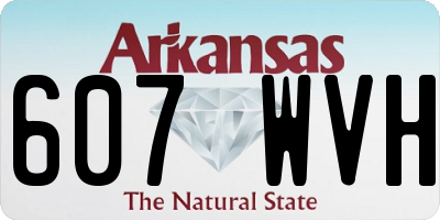 AR license plate 607WVH
