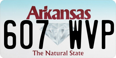 AR license plate 607WVP